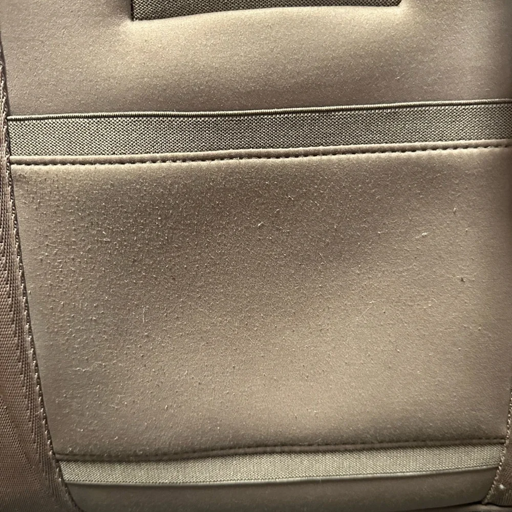 Dagne Dover Large Ryan Neoprene Laptop Bag In Dune